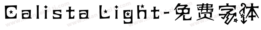 Calista Light字体转换